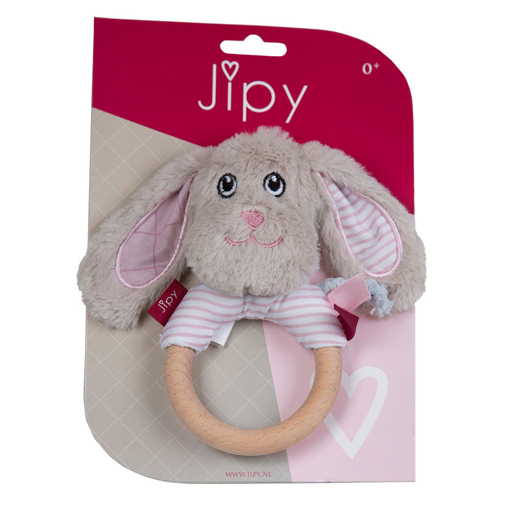 Jipy rammelaar hond roze