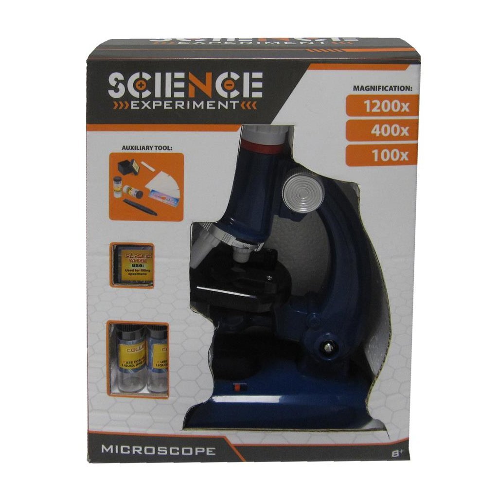 Basic microscoop met 100-1200x vergroting + licht