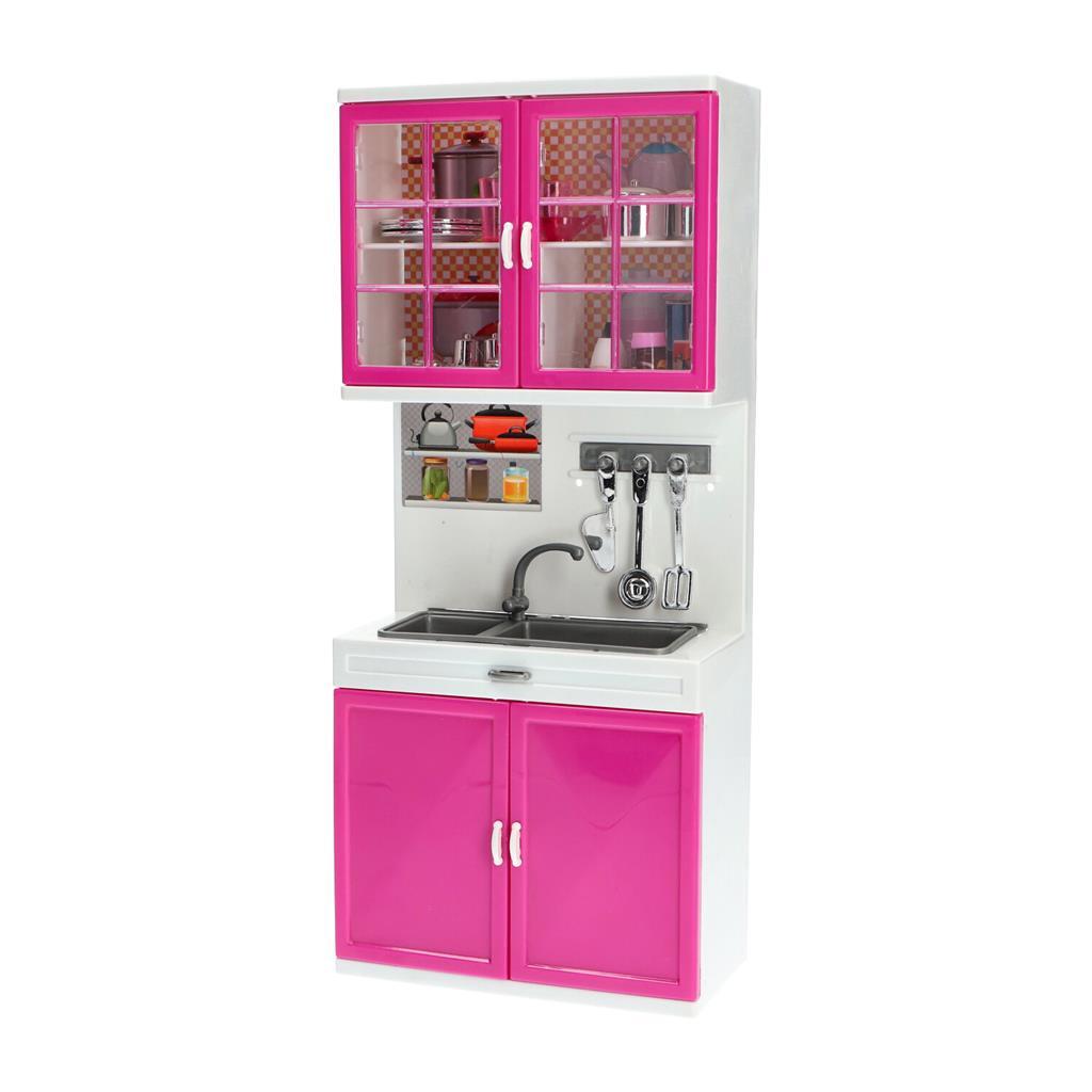 Fleur keuken speelset gootsteen met keukenkastjes