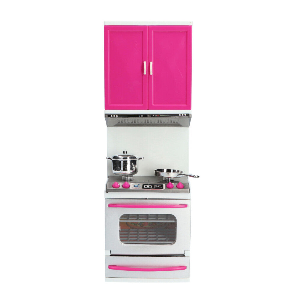 Fleur keuken speelset gasfornuis met oven en keukenkastje