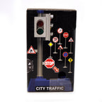 Basic stoplicht met verkeersborden + licht en geluid