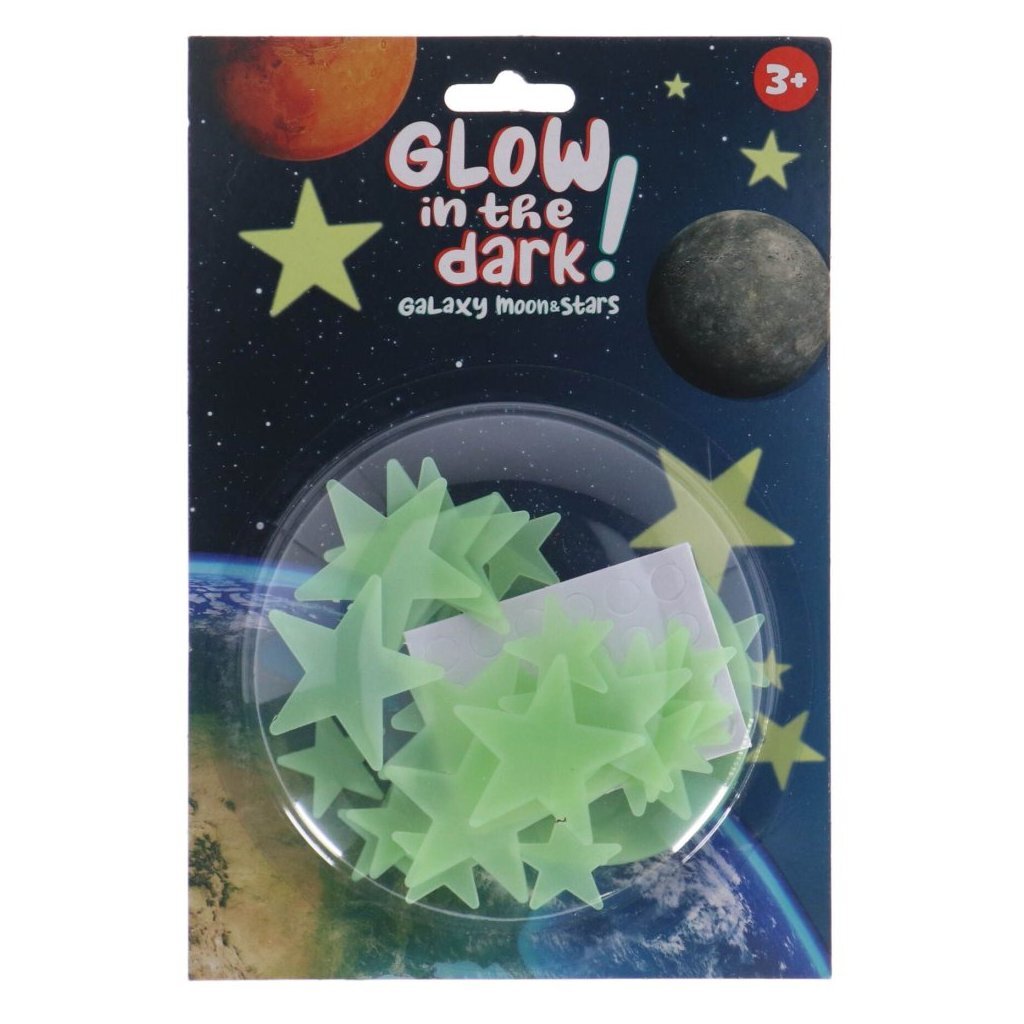 Amazing cool glow in the dark sterren en maan