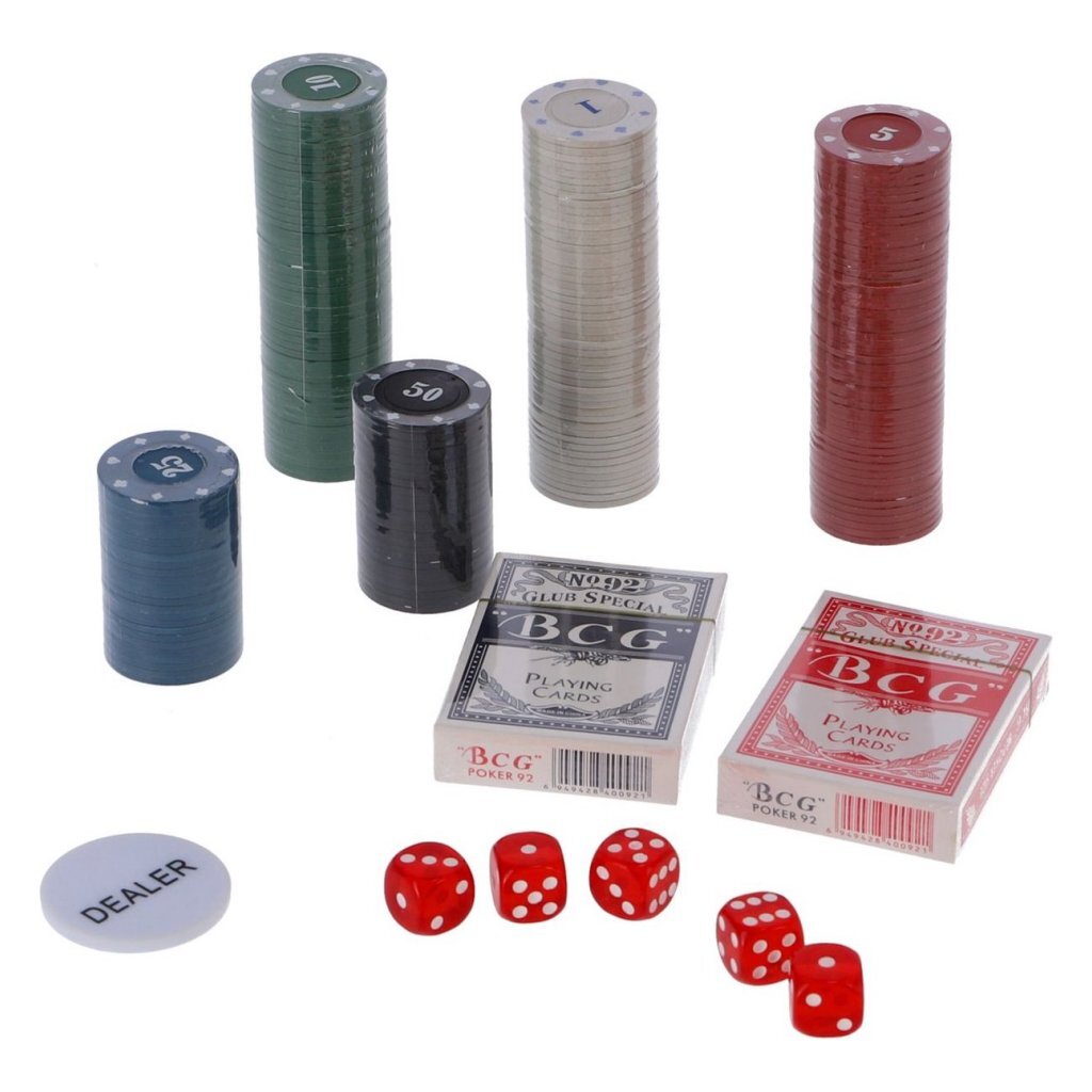 Overige Merken - Overige Merken Pokerset in koffer 200-delig aluminium
