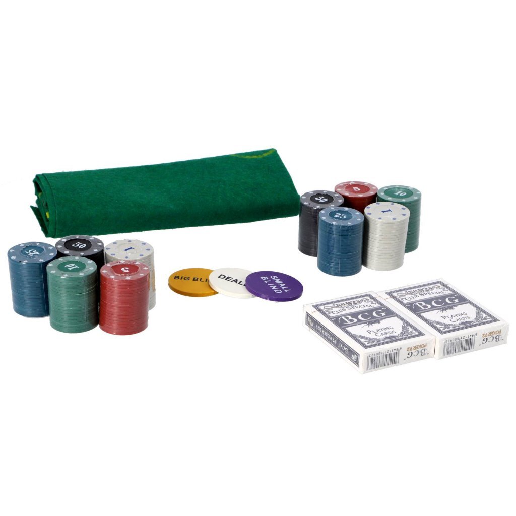 / Sans Marque - / Sans Marque Pokerset in blik 200-delig