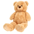 Pluchiez - Pluchiez knuffel beer zittend 100 cm lichtbruin