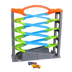 Overige merken racebaan deluxe 5 lagen + 2 racewagens