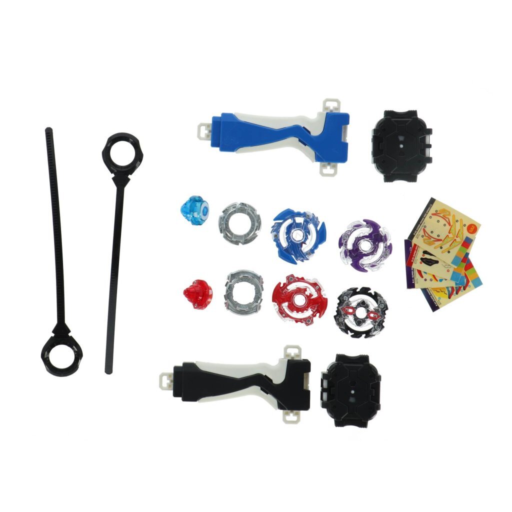 No brand spinning top set | 2 stuks