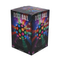 Disco led bal 20 cm zwart