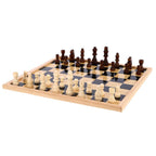 Overige merken houten dam-schaakbord 40x40 cm