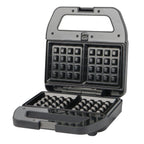 Daily home tosti wafelijzer set zwart