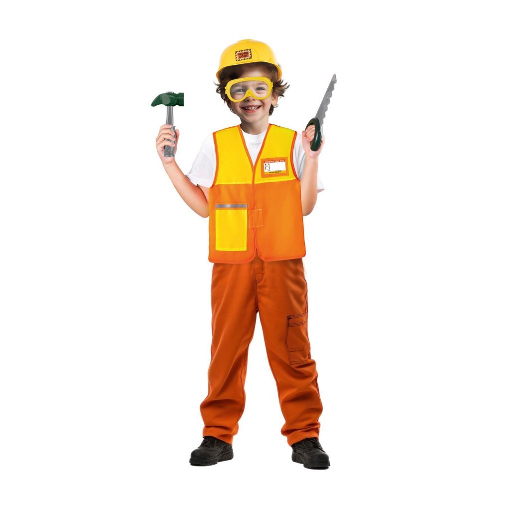 Overige merken bouwvakker verkleedset + accessoires
