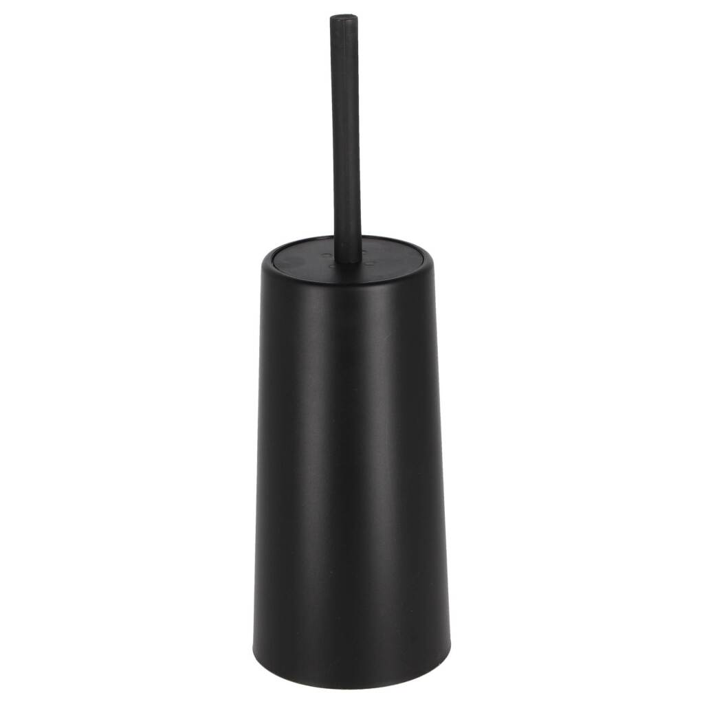 Daily home toiletborstel met houder mat zwart