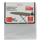 Daily Home - Daily Home strijkhoes metal m 120x38 cm grijs/katoen/schuim