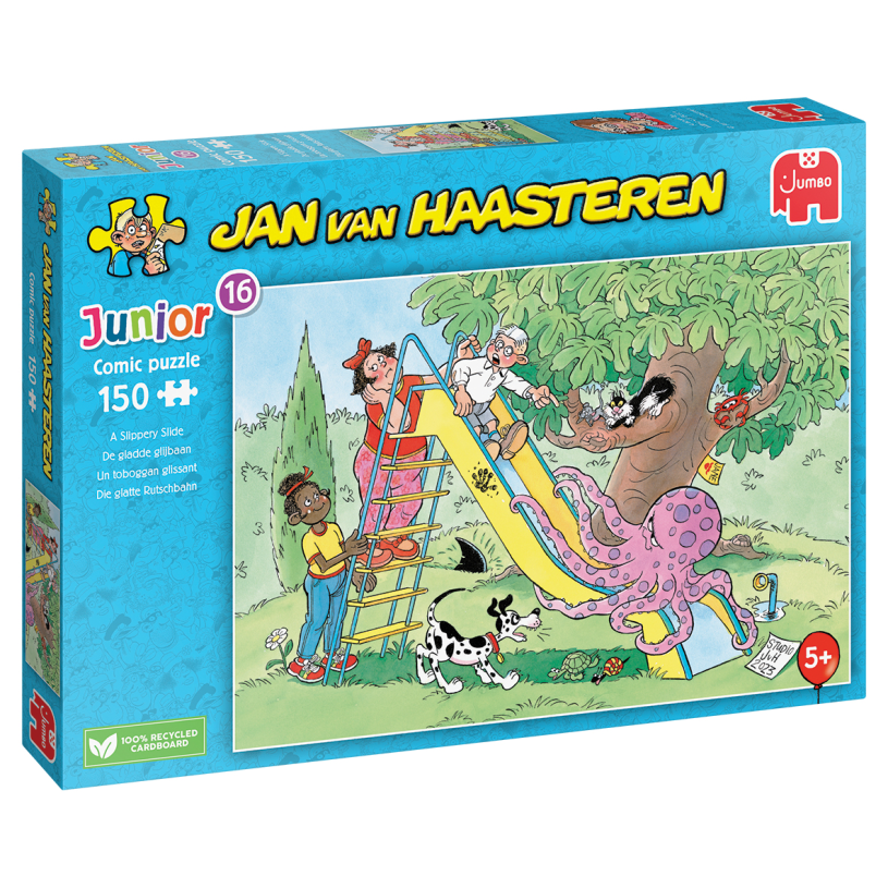 Jumbo puzzel 150 st. jvh junior de gladde glijbaan