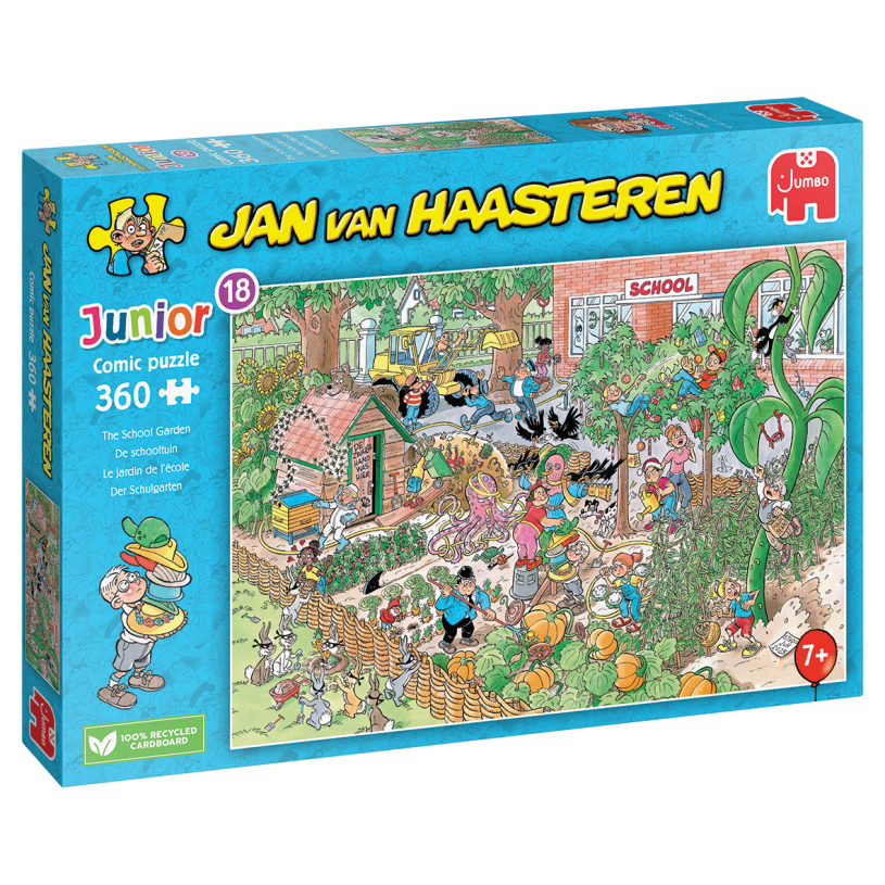 Jumbo puzzel 360 st. jvh junior de schooltuin