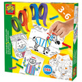 Ses creative – ik leer plakken – montessori speelgoed – 5 rollen gekleurde plaktape – 16 opdrachtkaarten – vanaf 3 jaar