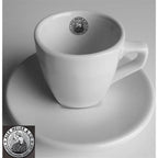 Intermezzo espresso kop en schotel alex meijer logo 3 stuks