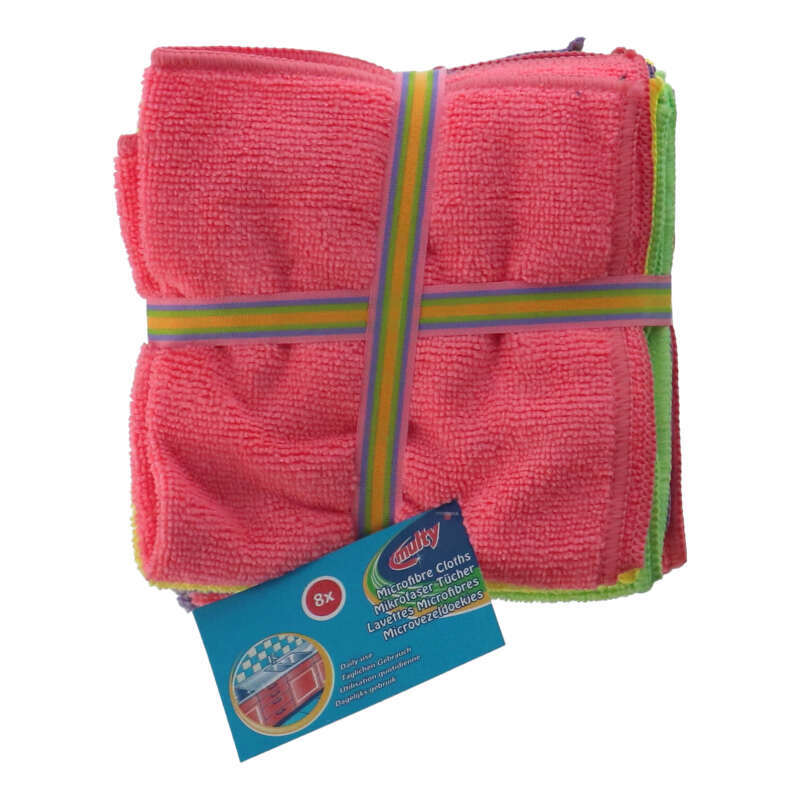 Multy microvezeldoeken 30x30cm pak a 8st