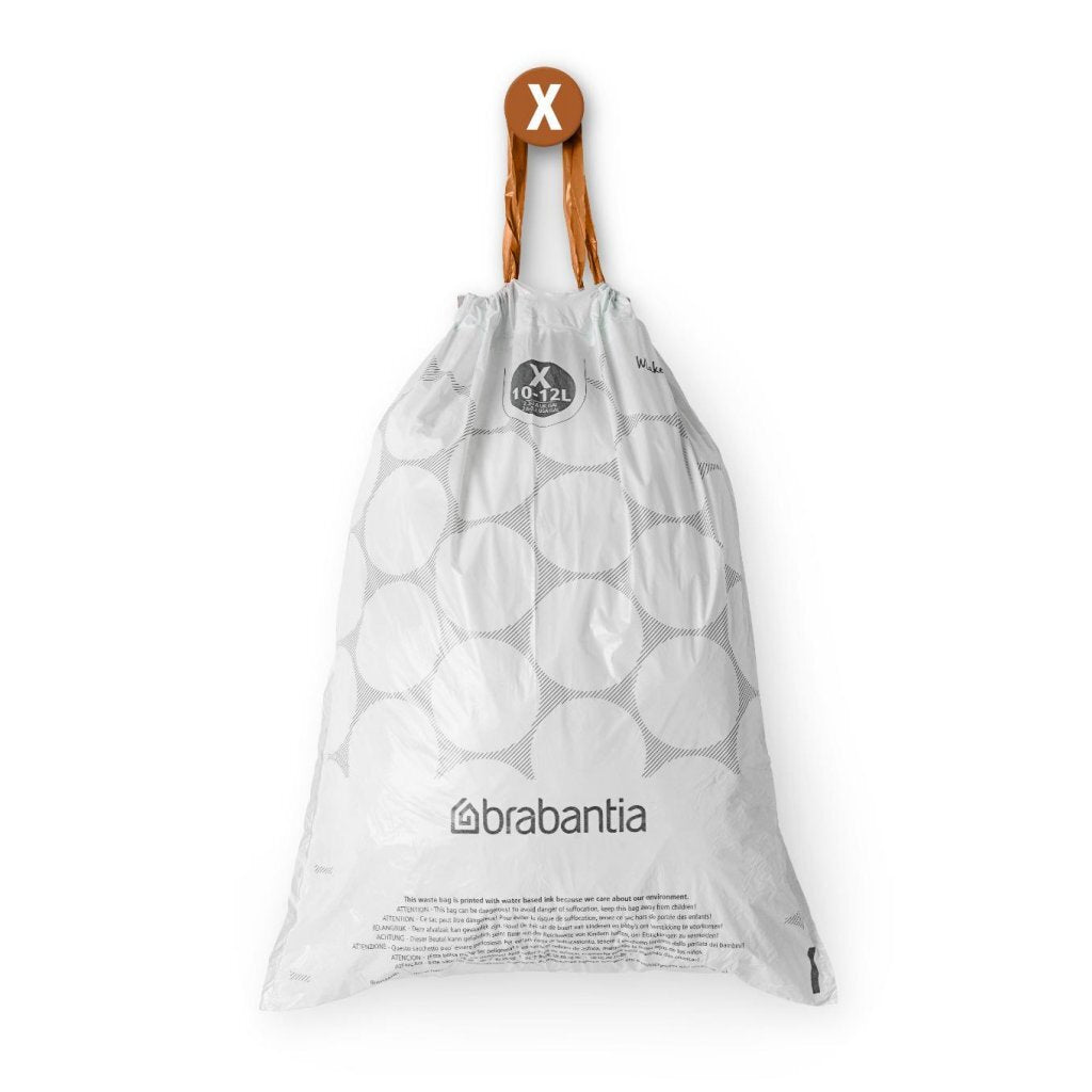 Brabantia afvalzak x 10-12ltr zakken