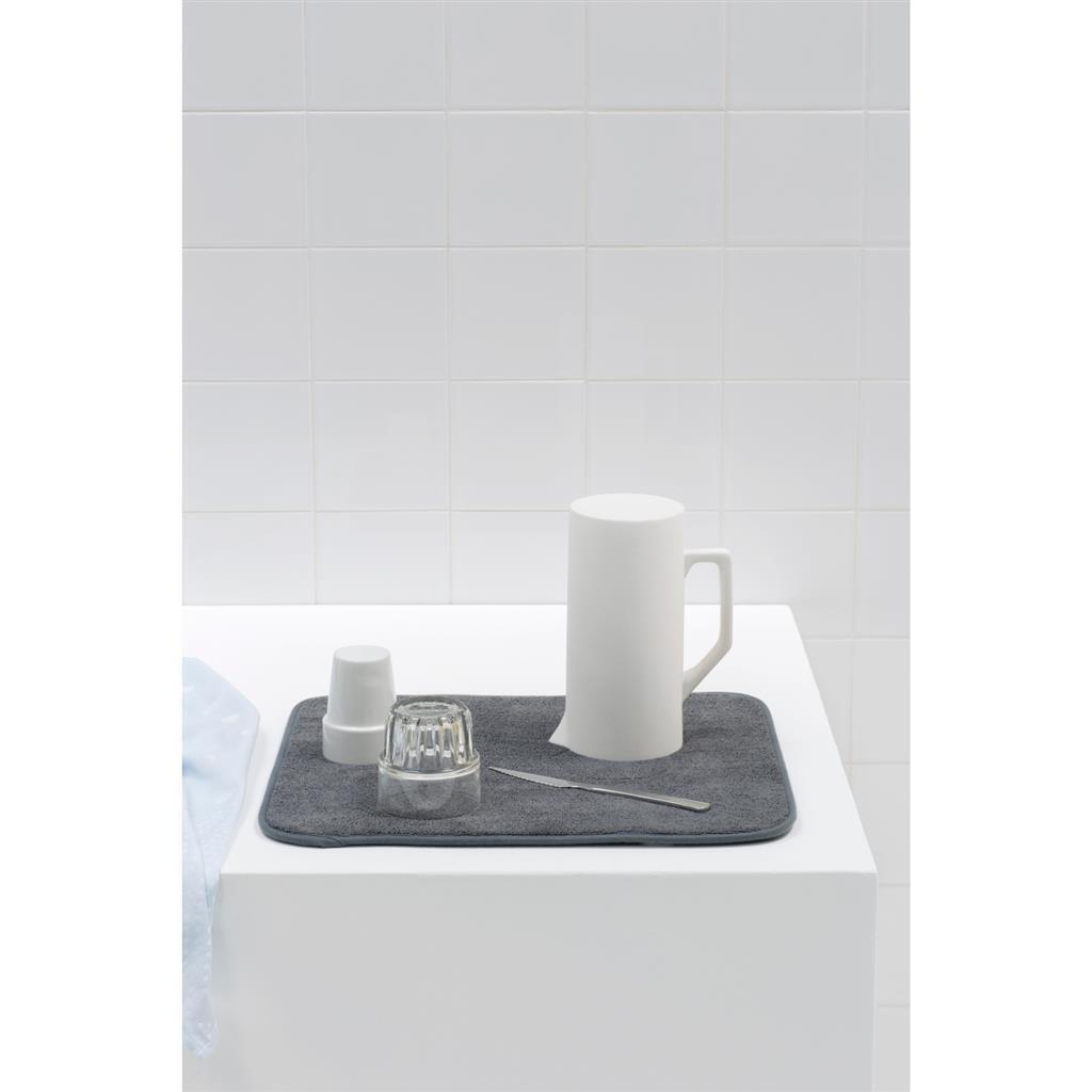 Brabantia sinkside microvezel afdruipmat 47x40 cm grijs