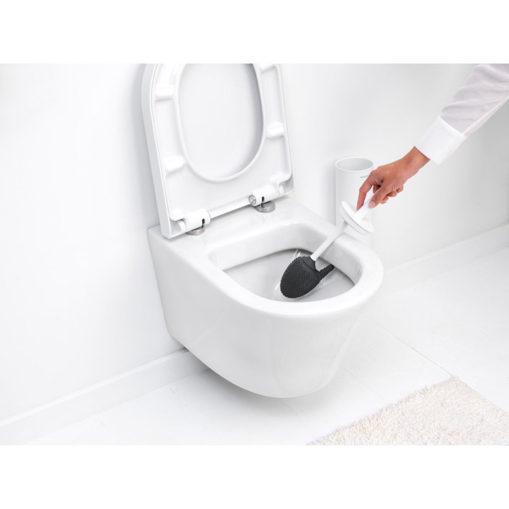 Brabantia mindset toiletborstel met houder mineral fresh white