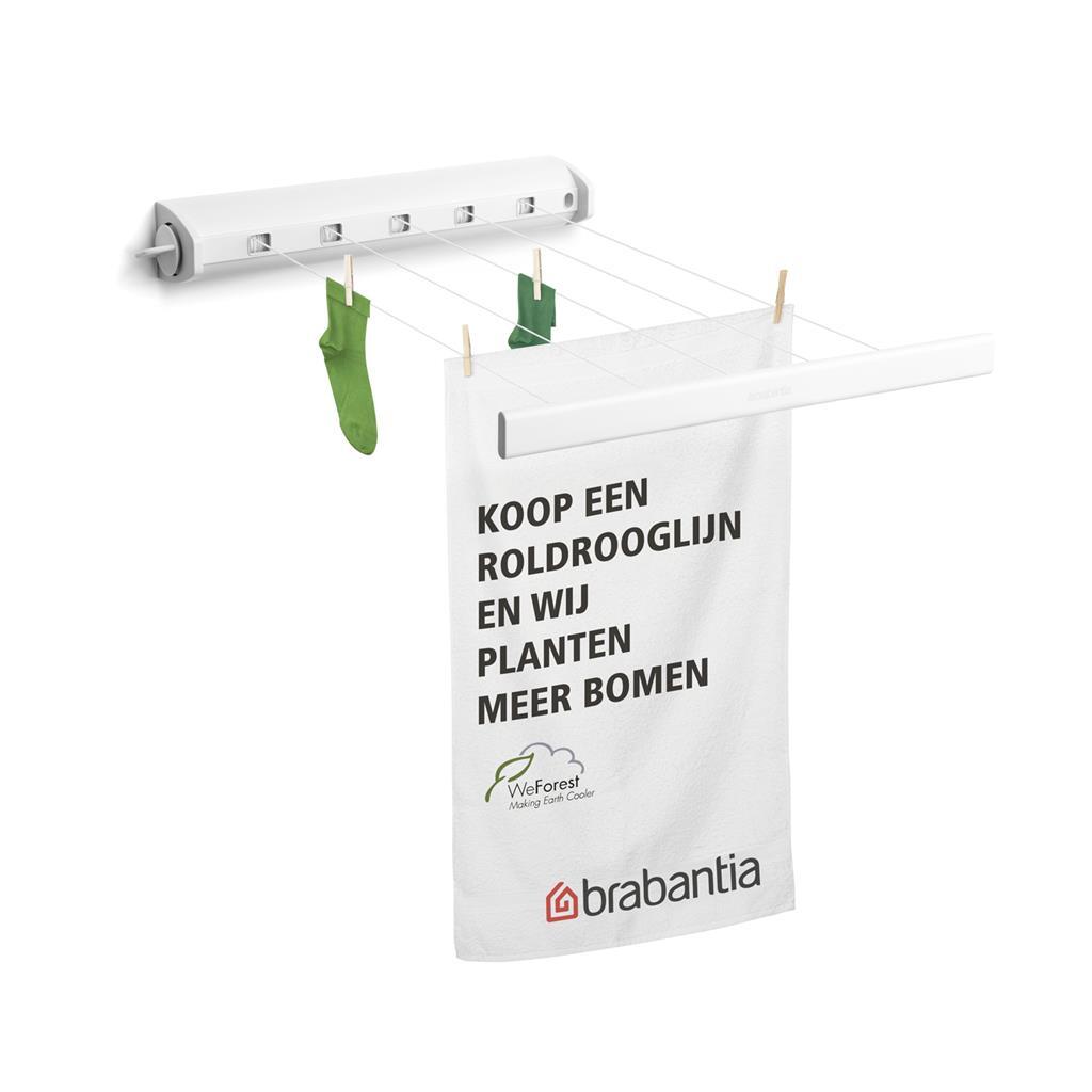 Brabantia roldrooglijn wit 22mtr