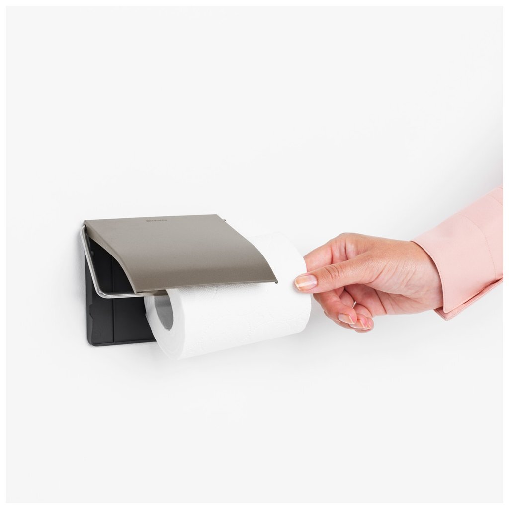 Brabantia toiletrolhouder platinum