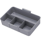 Sunware - Sunware q-line opbergbox 6l met inzetbak - 30x20x14.5 cm - transparant