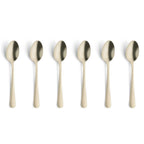 Amefa theelepels champagne 6 stuks