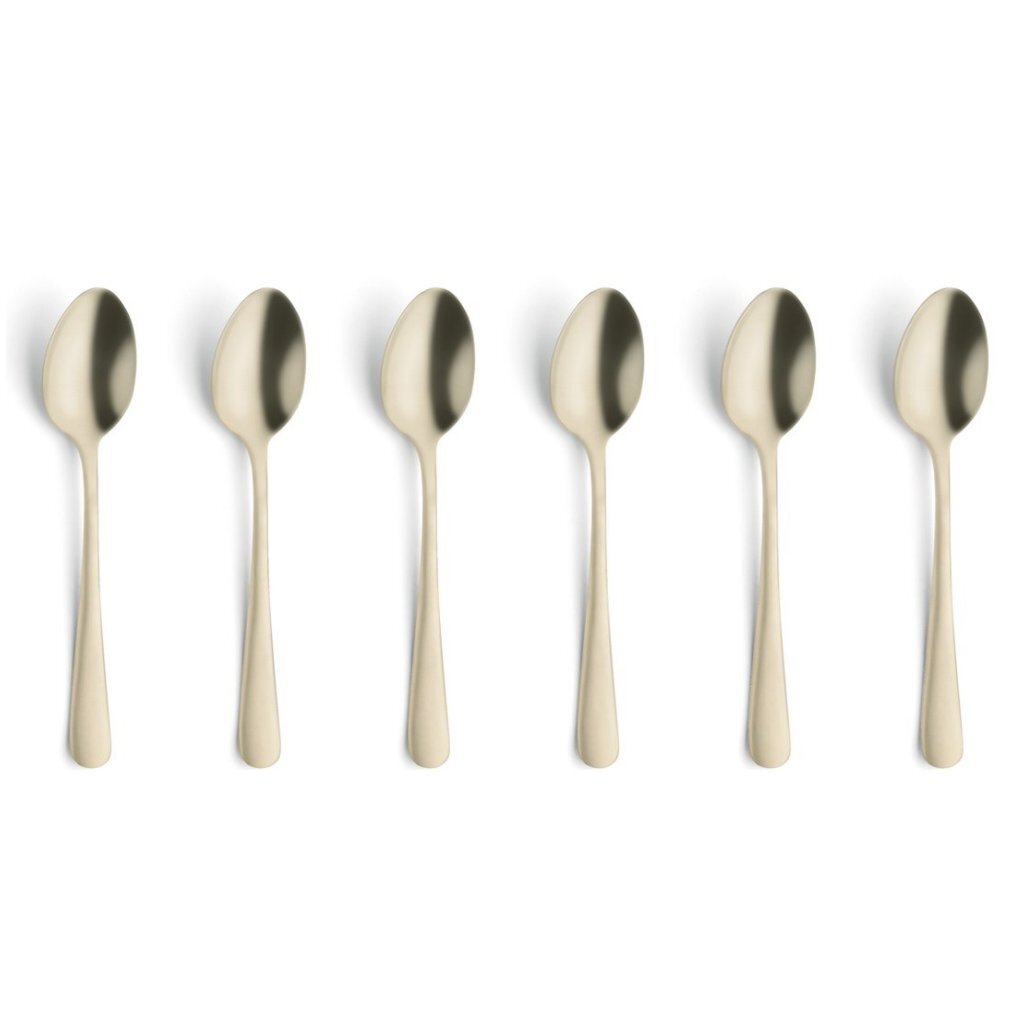 Amefa theelepels champagne 6 stuks