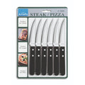 Amefa pizza steak messenset 6-delig zwart