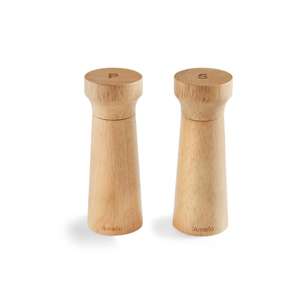 Amefa peper zout molen 2 delig hout