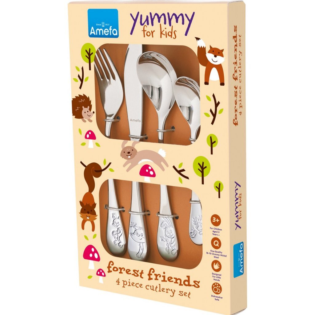 Amefa kinderbestek 4-delig forest friends