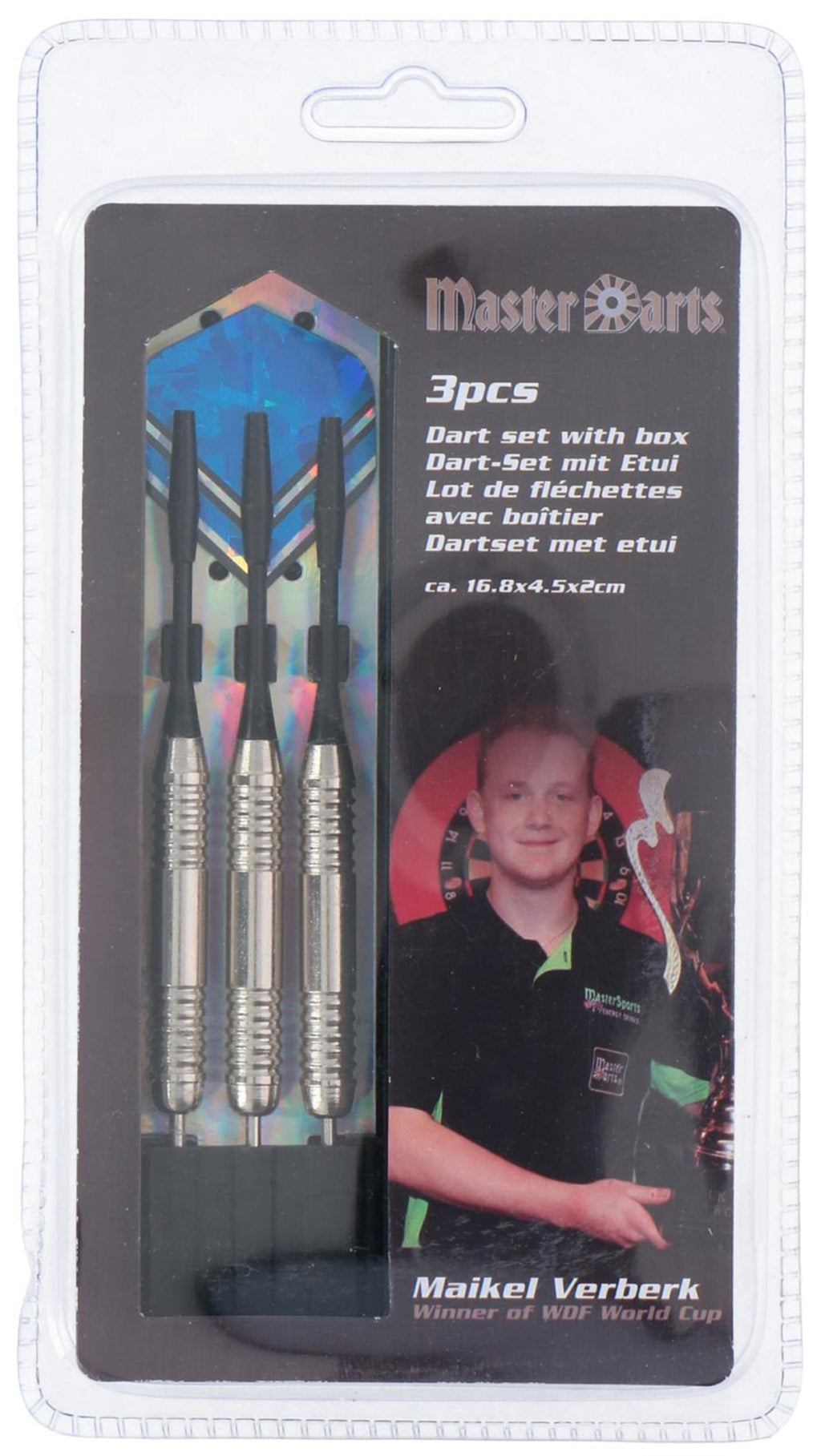 Eddy toys masterdarts dartset 24gr met etui