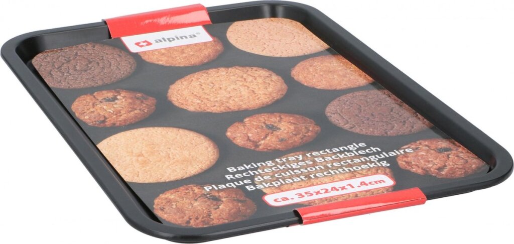 Alpina - bakplaat zwart 35x24 cm