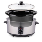 Alpina slowcooker 3.5l 240w rvs zwart