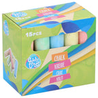 Eddy Toys - Eddy Toys Stoepkrijt 15-delig 105x25x22cm