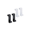 Metalen haak set van 2 stuks 7x4x2,5cm
