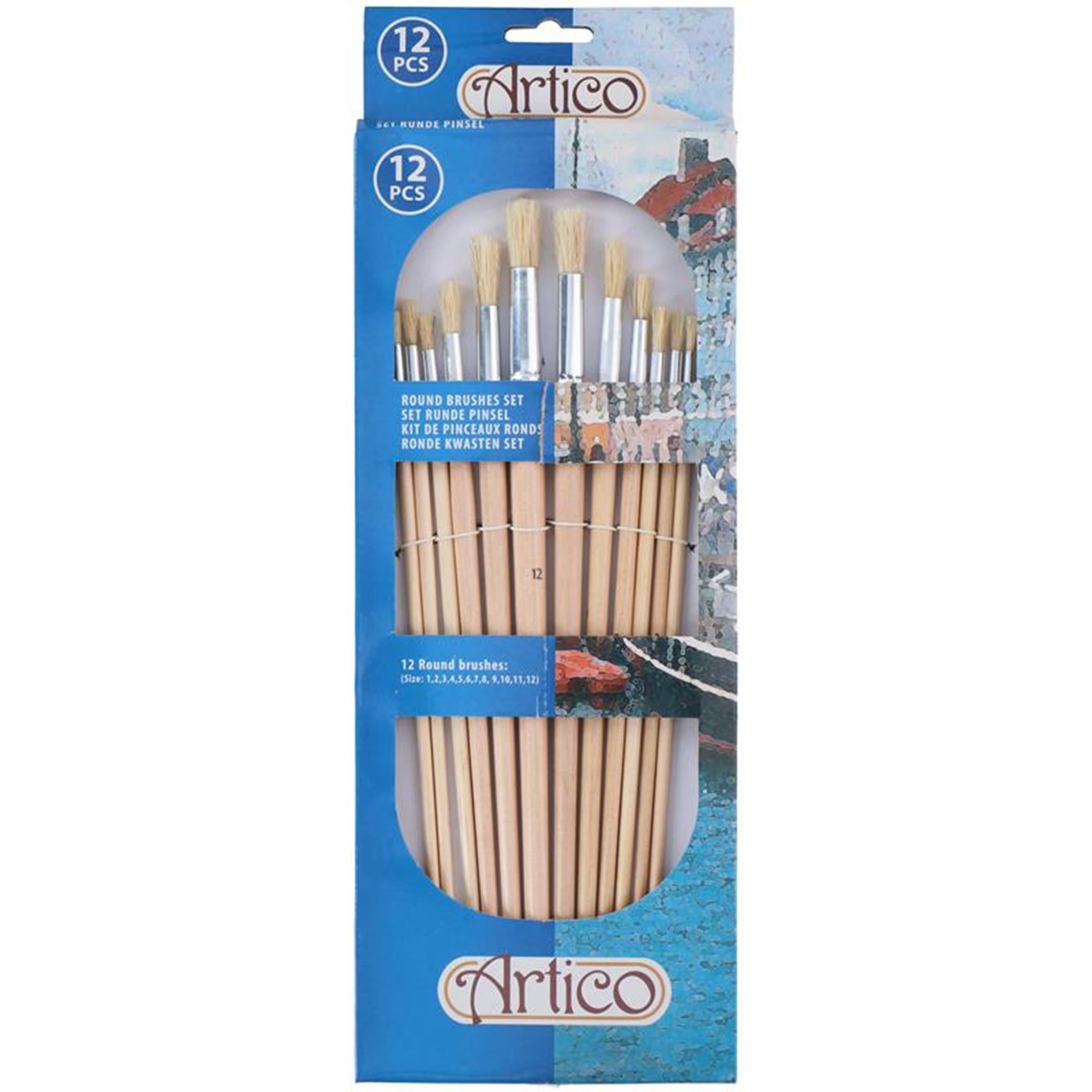 Artico kwasten set, 12dlg.
