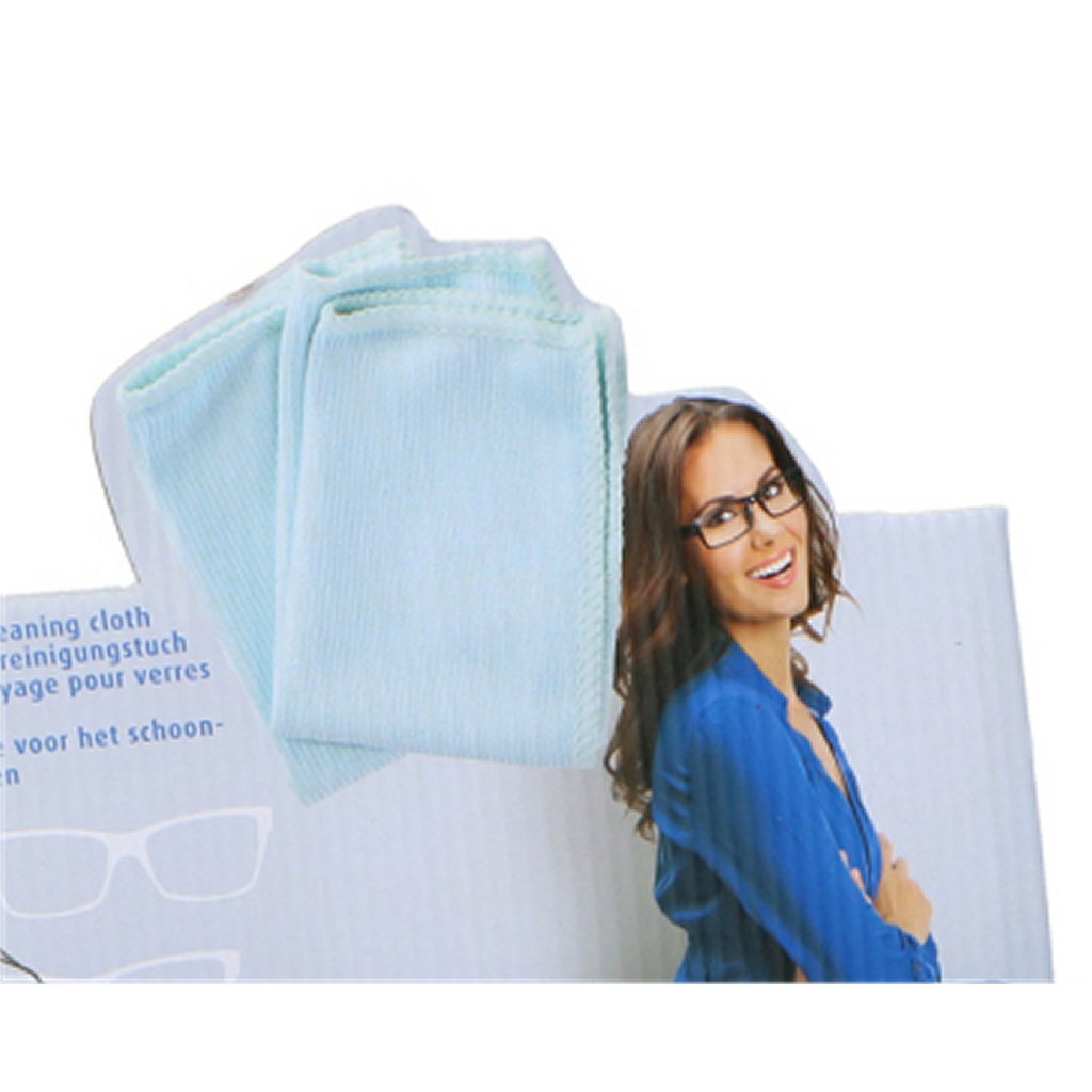 Lifetime touch of beauty brillendoekje microvezel 2 stuks 15x20cm