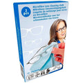 Lifetime touch of beauty brillendoekje microvezel 2 stuks 15x20cm