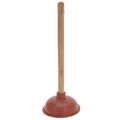 Ultra clean ontstopper houten steel 40x13,5 rubber