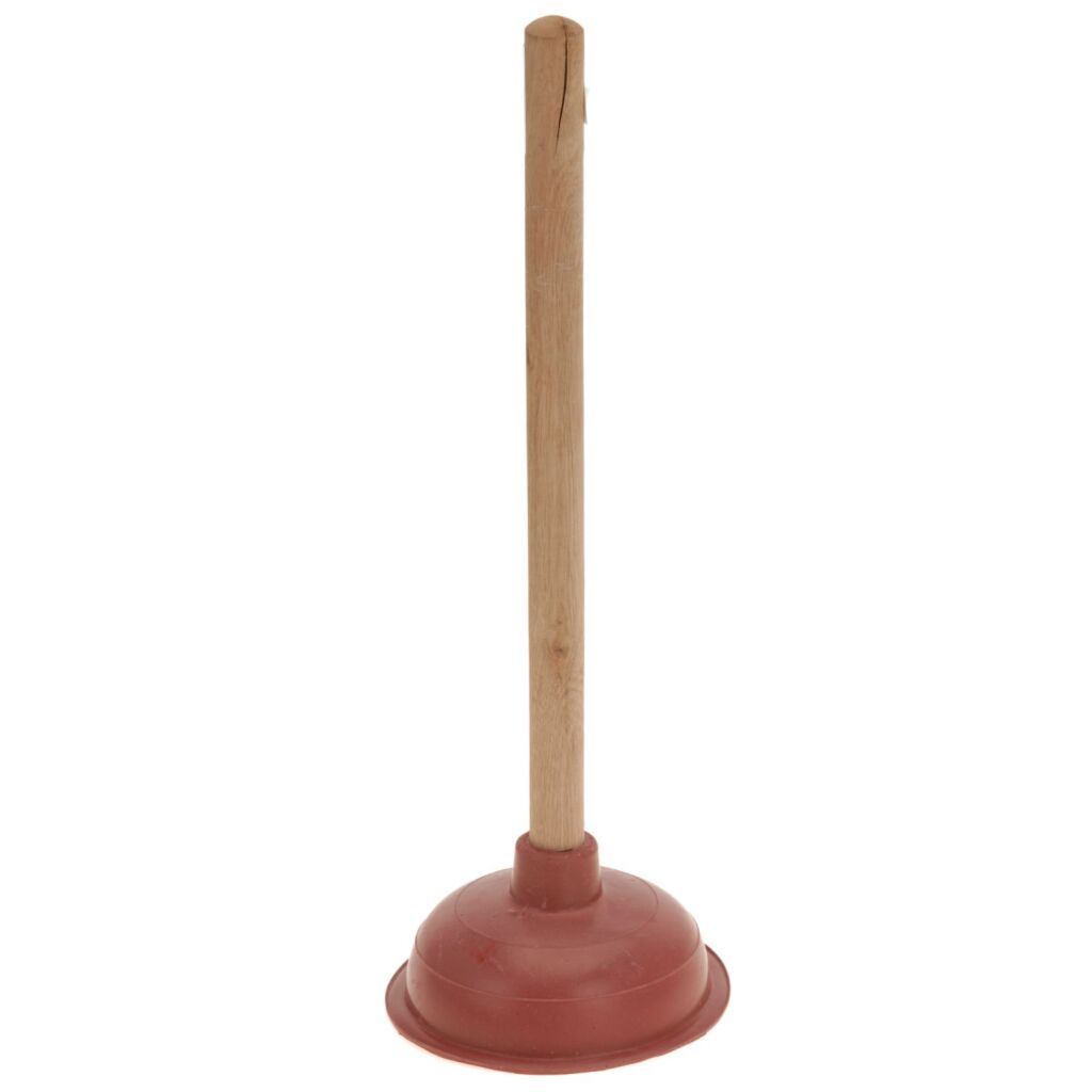 Ultra clean ontstopper houten steel 40x13,5 rubber