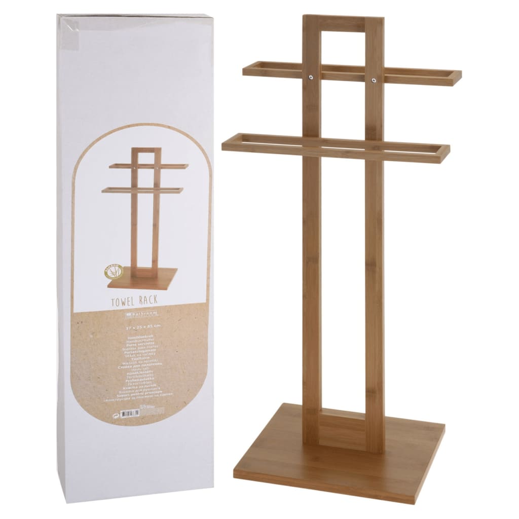 Bathroom Solutions Bathroom Solutions Handdoekenrek bamboe 38x32,5x70 cm