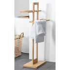 Bathroom Solutions Bathroom Solutions Handdoekenrek bamboe 38x32,5x70 cm