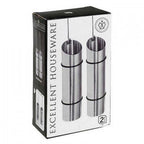 Excellent houseware waterverdamper rvs set a 2st. 20x5cm