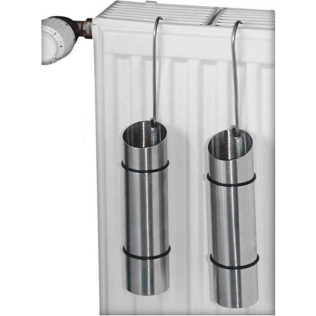 Excellent houseware waterverdamper rvs set a 2st. 20x5cm