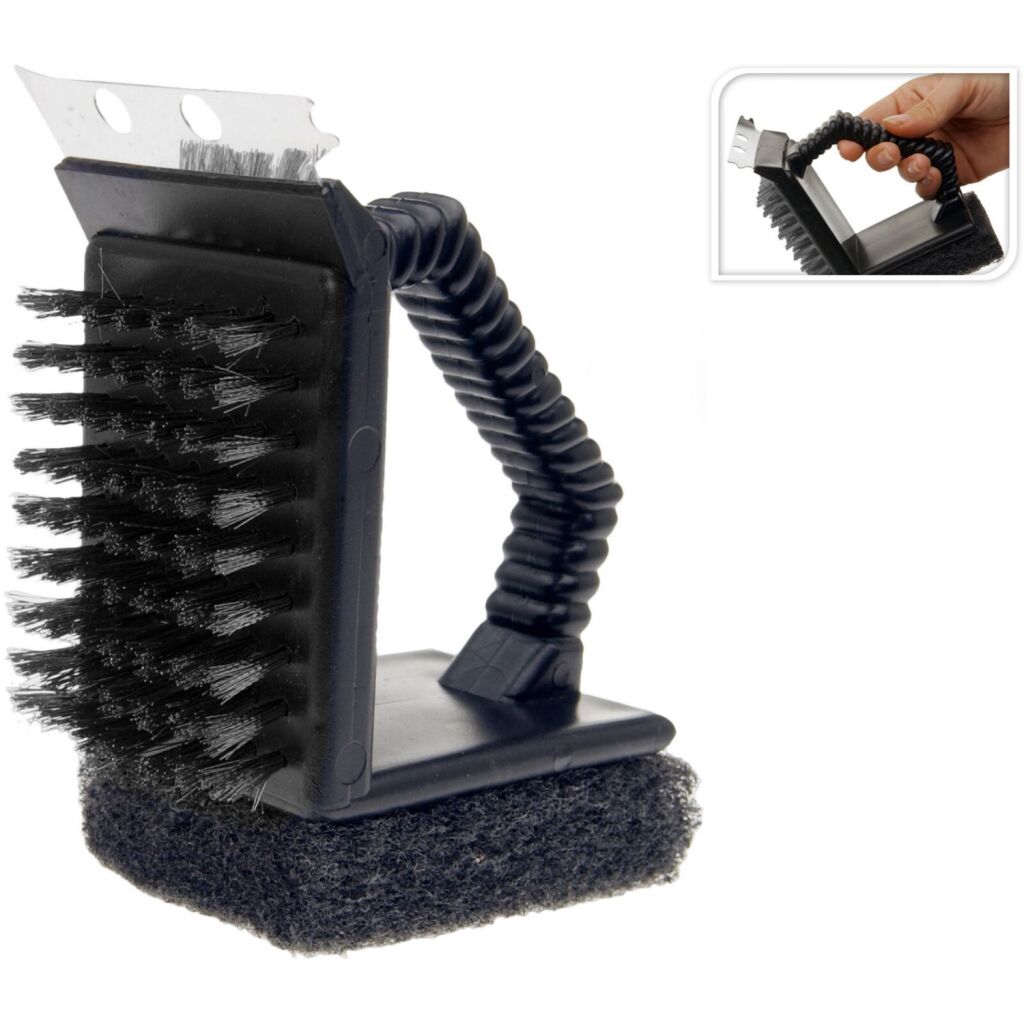 Bbq borstel 3 in 1