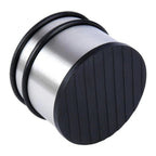 Excellent Houseware - Houseware deurstopper 9x7.5 cm rvs