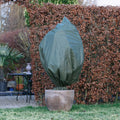 Nature - winterhoes - h150 x ø100cm - groen - afdekhoes - met aantrekkoord